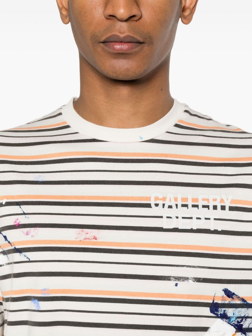 painterly-detailed T-shirt - 4