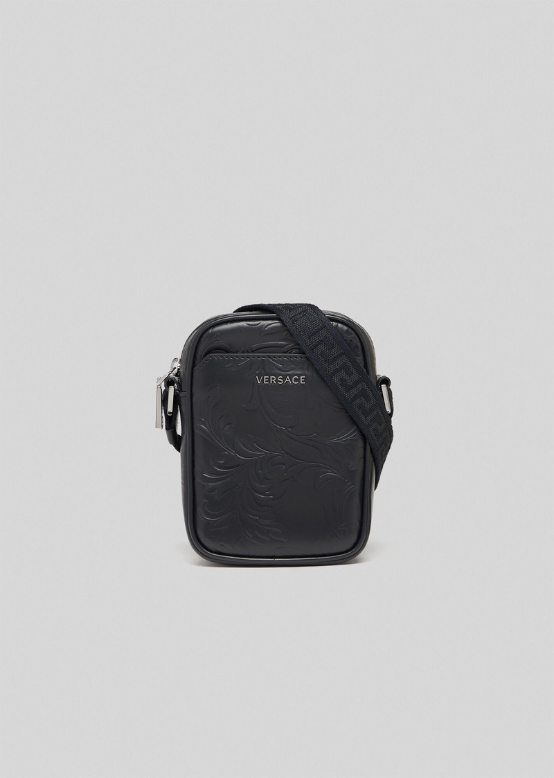 Embossed Barocco Cross Body Bag 1