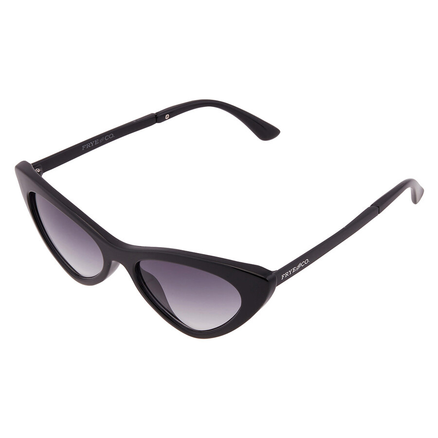 Frye - Frye 58961FCO001 Smoke Cat Eye Ladies Sunglasses 10260442.COM BLKSMK - 3