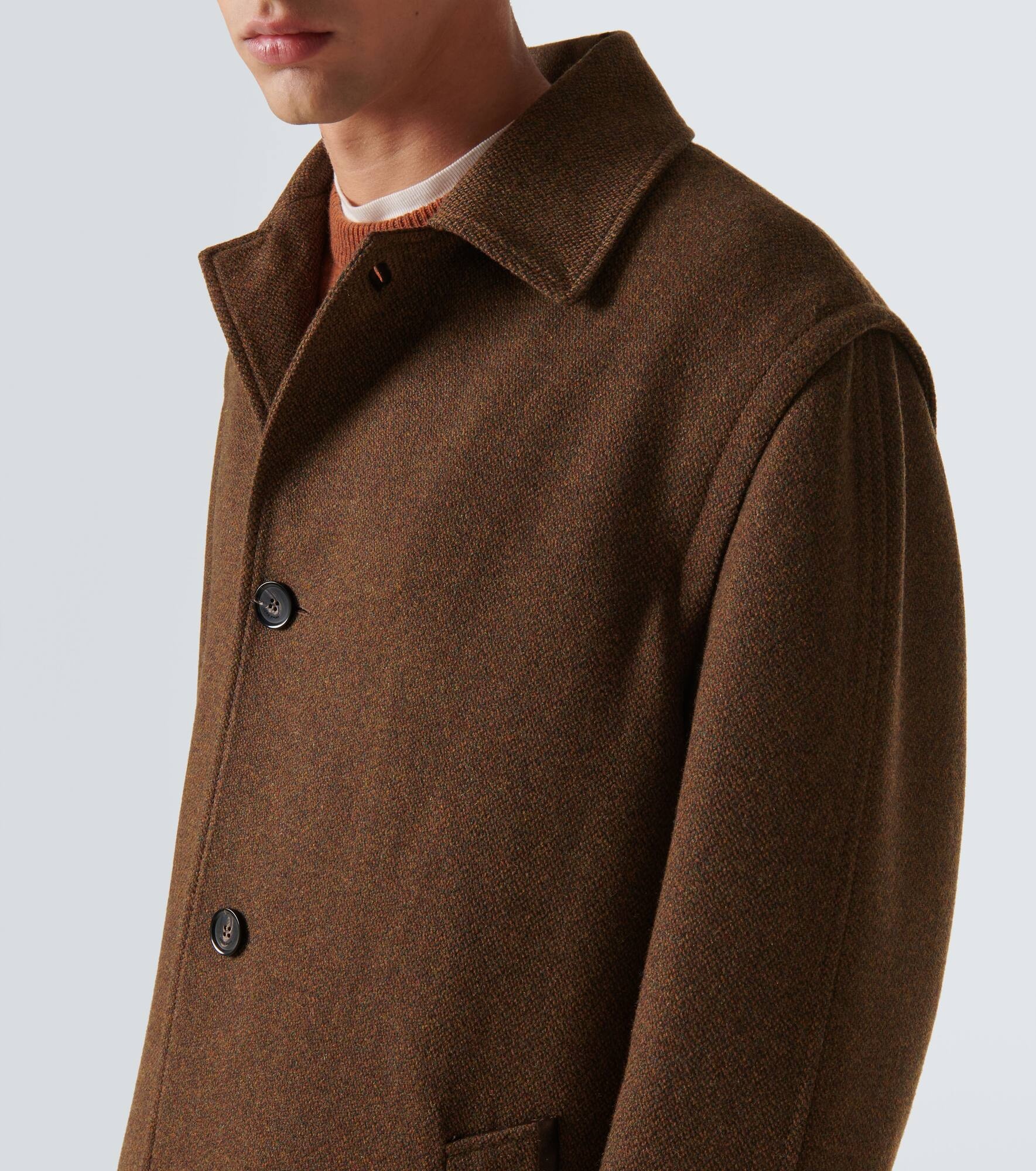 Savile wool coat - 6