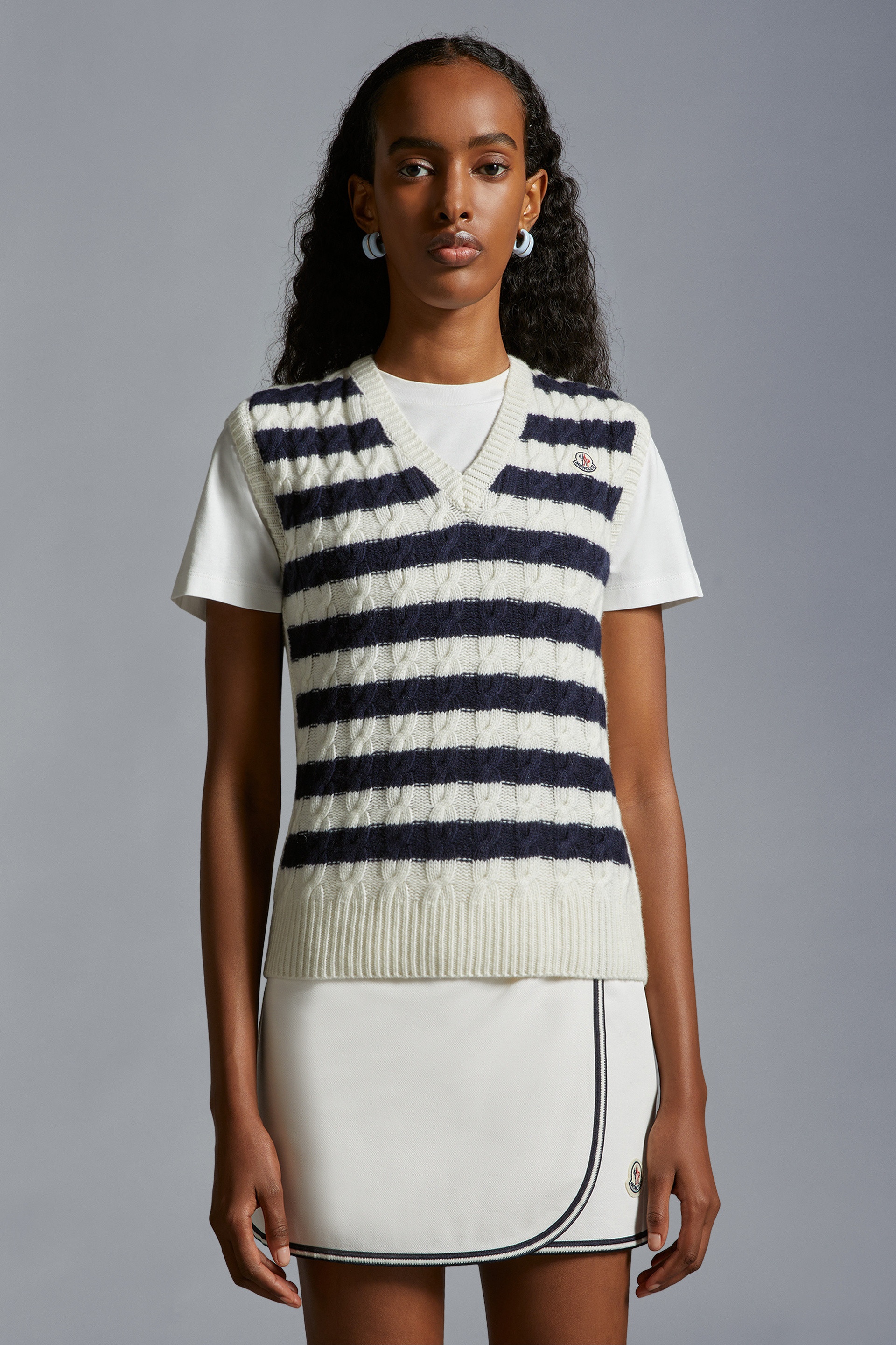 Striped Wool Vest - 3
