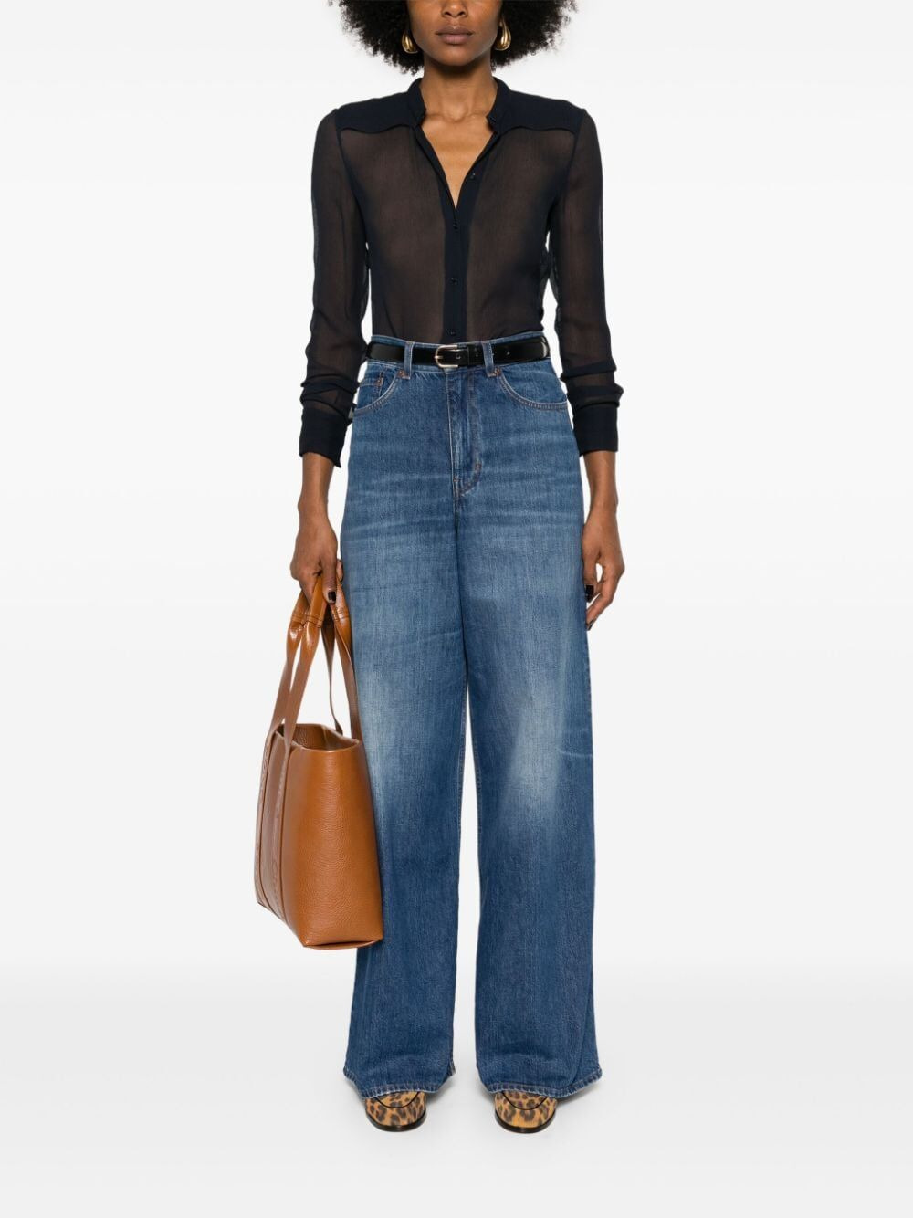 Chloe Women Silk Crepon Shirt - 2
