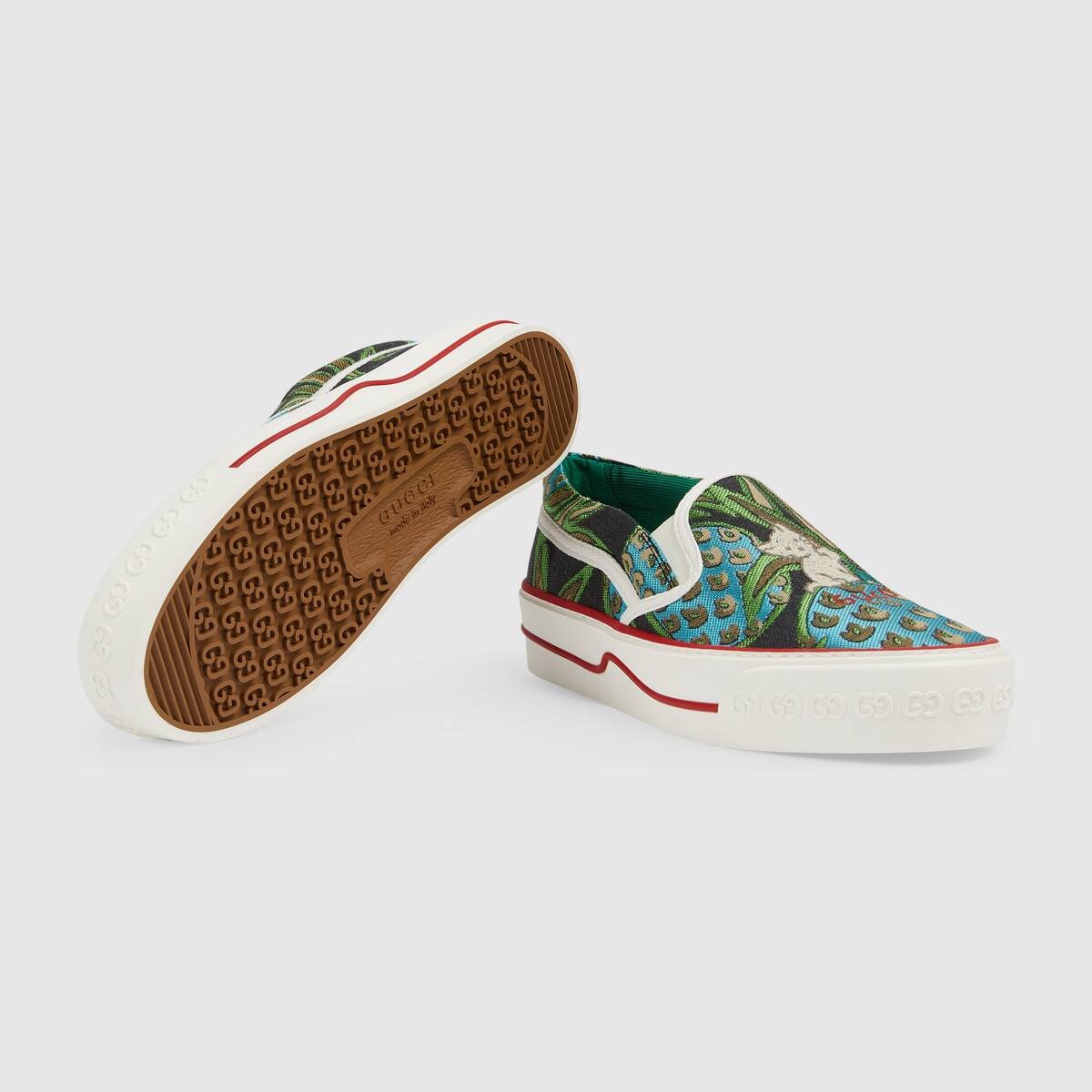 Women's embroidered slip-on sneaker - 5