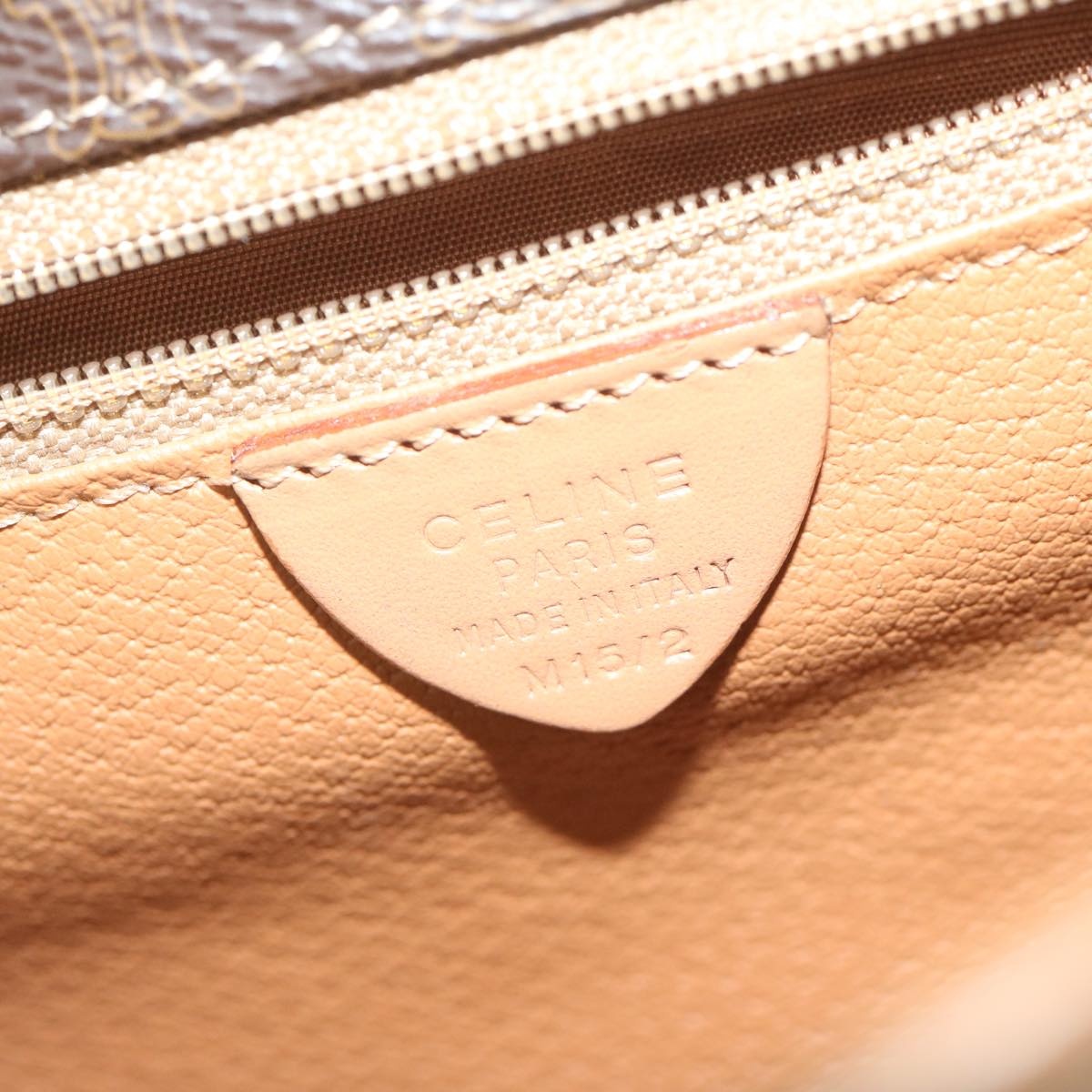 CELINE Macadam Canvas Shoulder Bag - 12