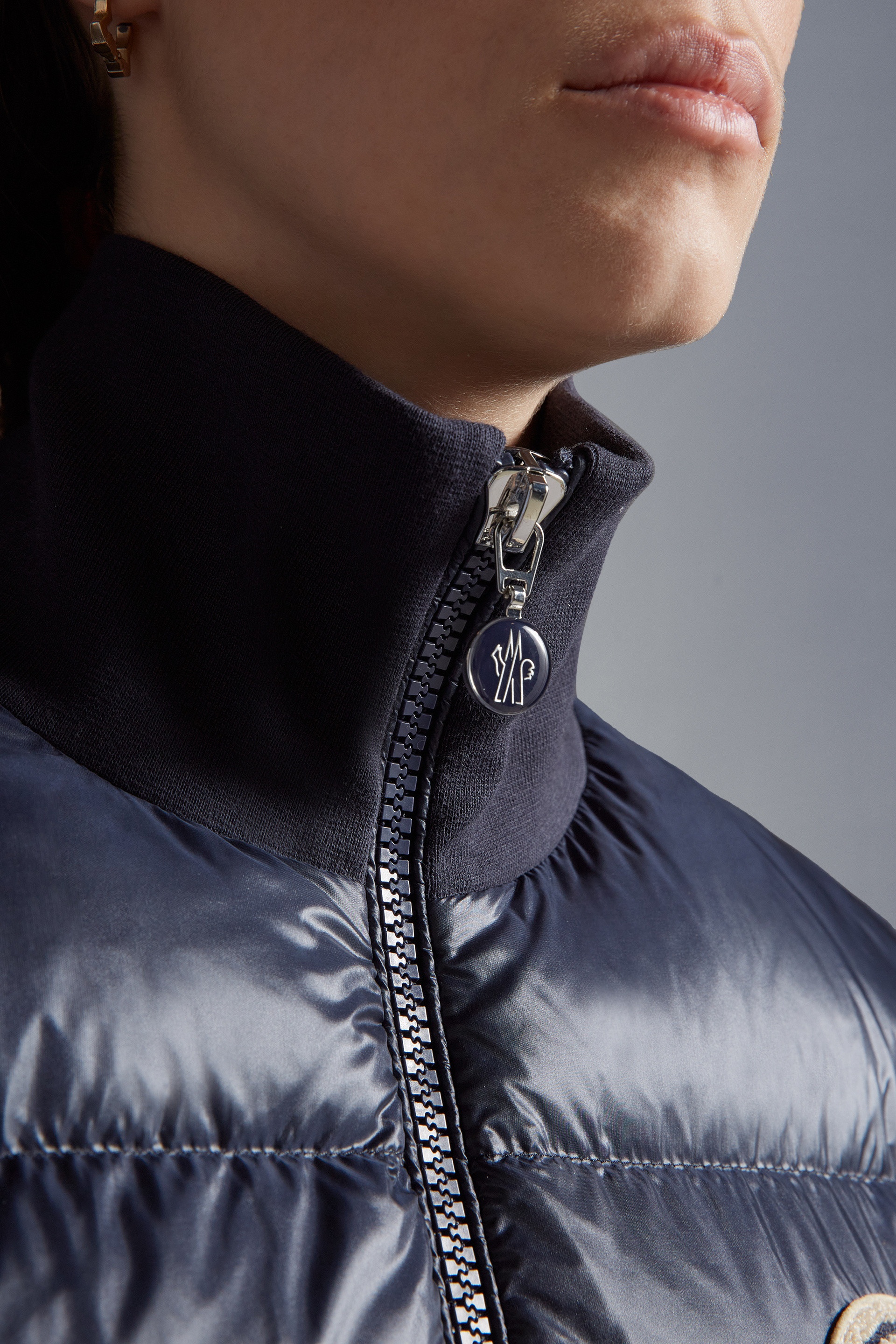 Padded Zip-Up Sweatshirt - 8