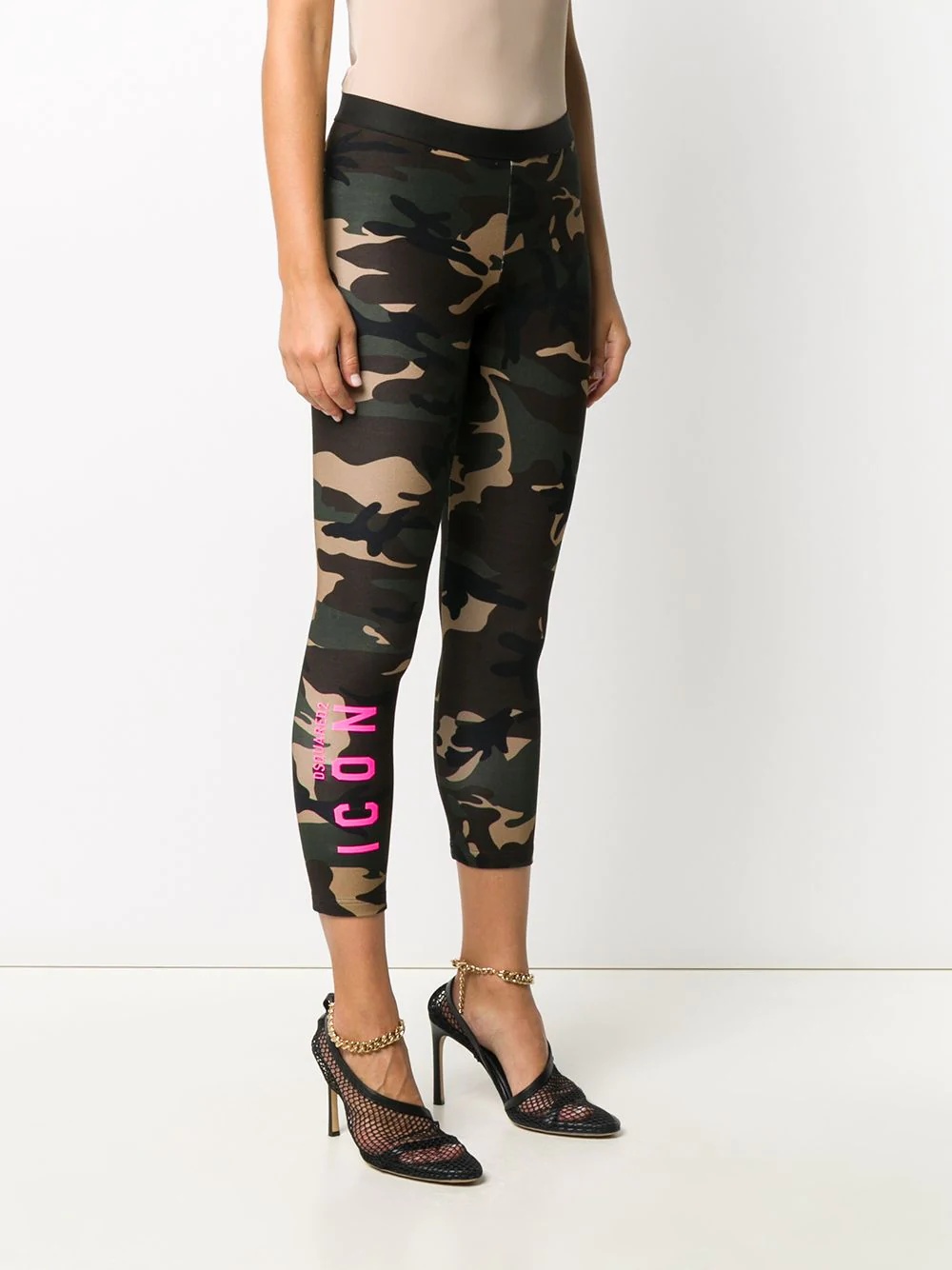 camouflage-print leggings - 3