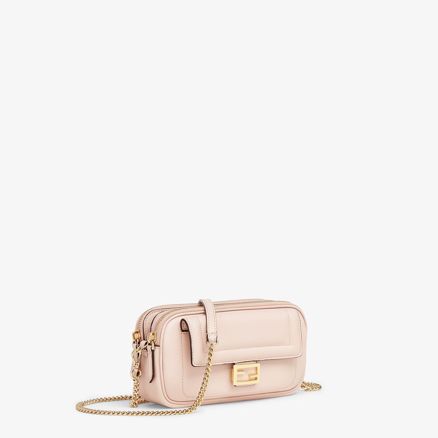 Pink leather mini bag - 2