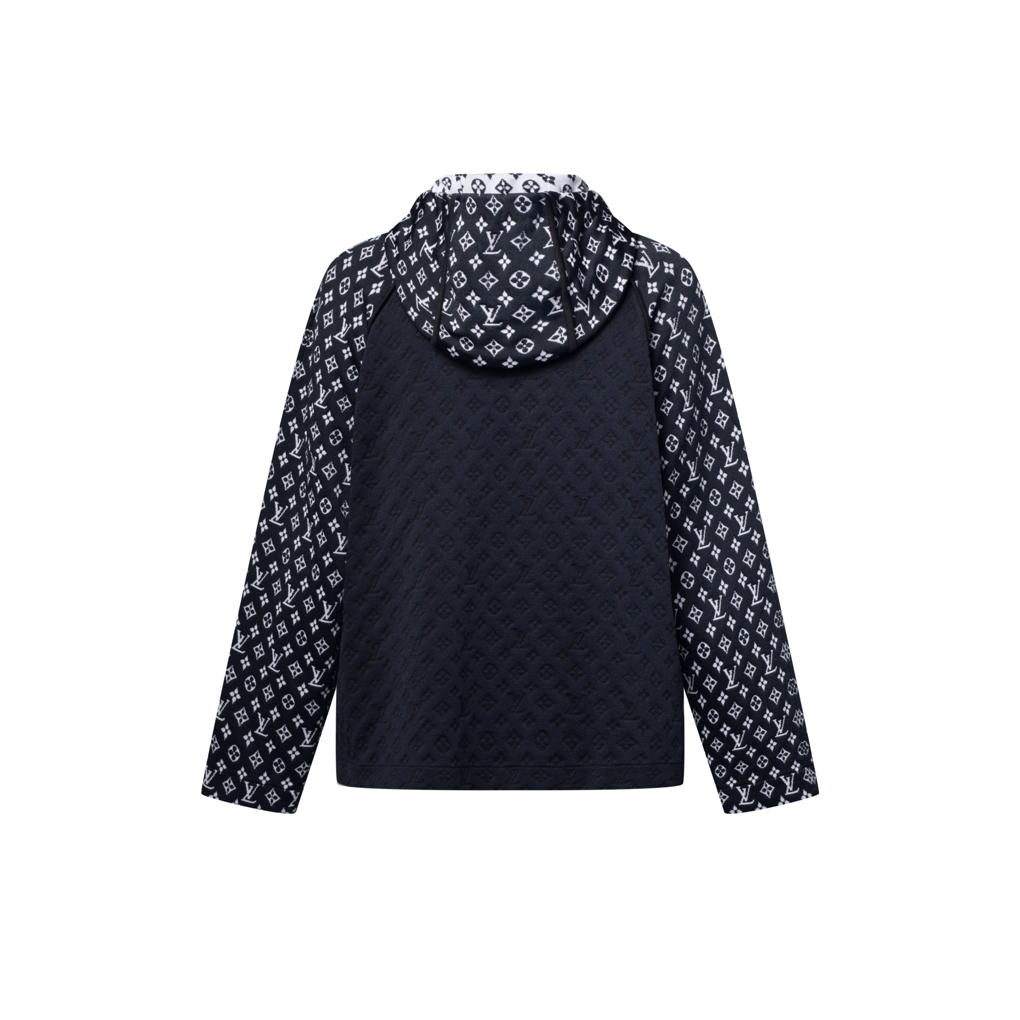 Monogram Jacquard Knit Hoodie - 3