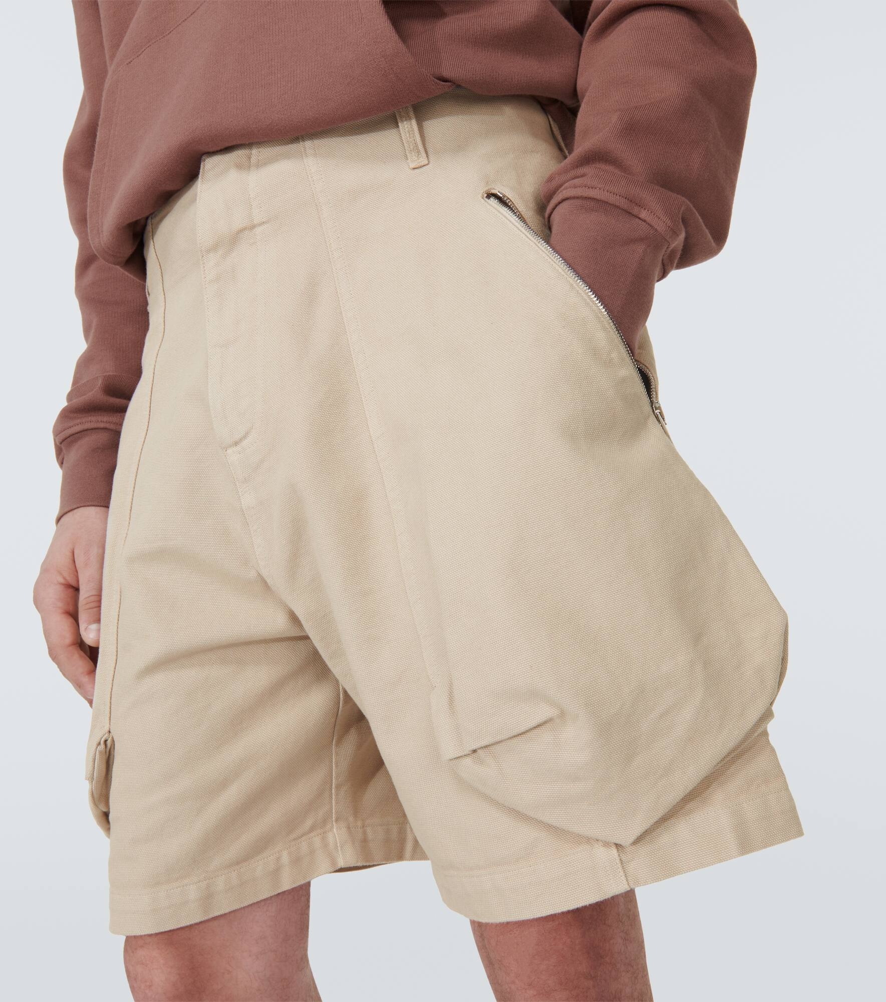 Le Short Cargo Croissant cotton shorts - 5