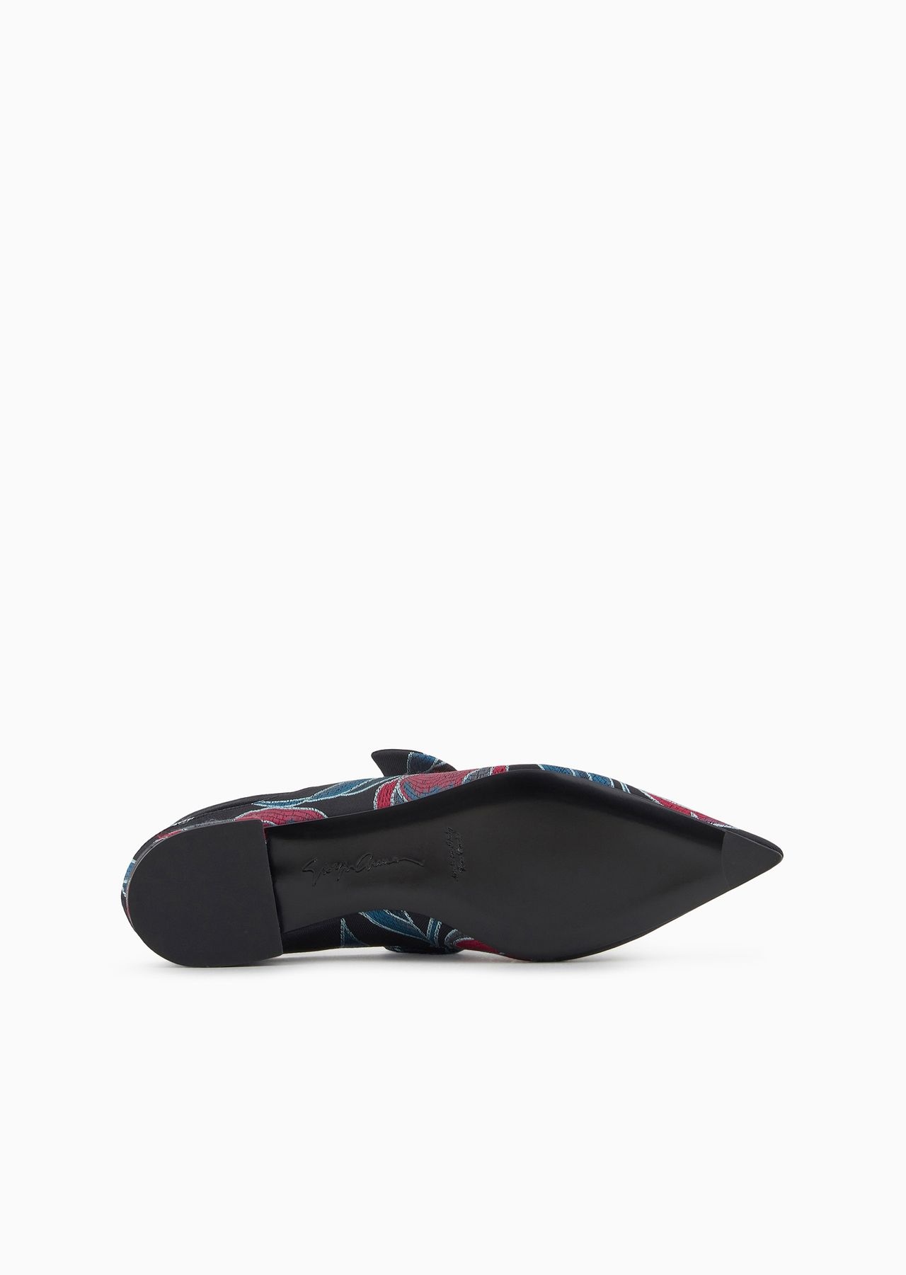 Jacquard silk-blend slingback ballerinas - 6