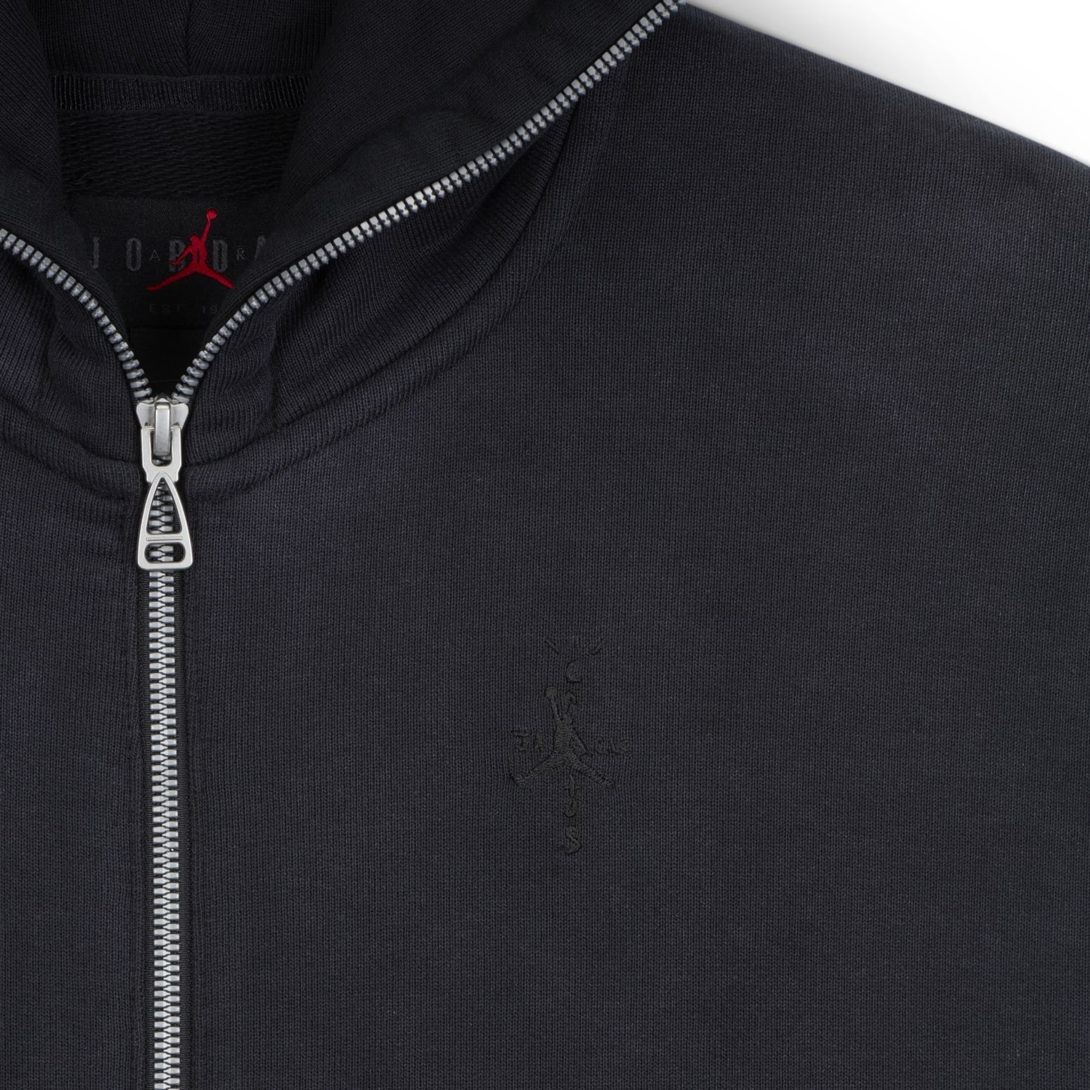 Air Jordan x Travis Scott Full Zip Hoodie Asia Sizing 'Black' DZ5501-010 - 3