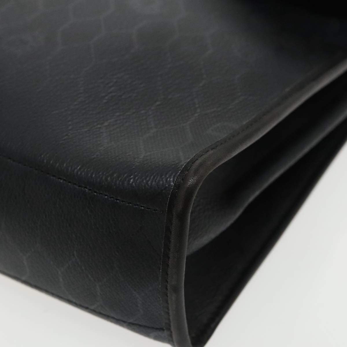 DIOR Honeycomb Canvas Hand Bag Black Gold - 14