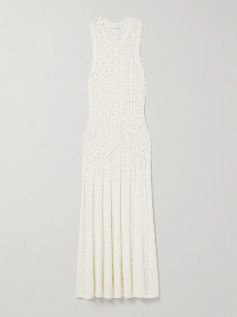 Wylie Open-knit Cotton Maxi Dress 1
