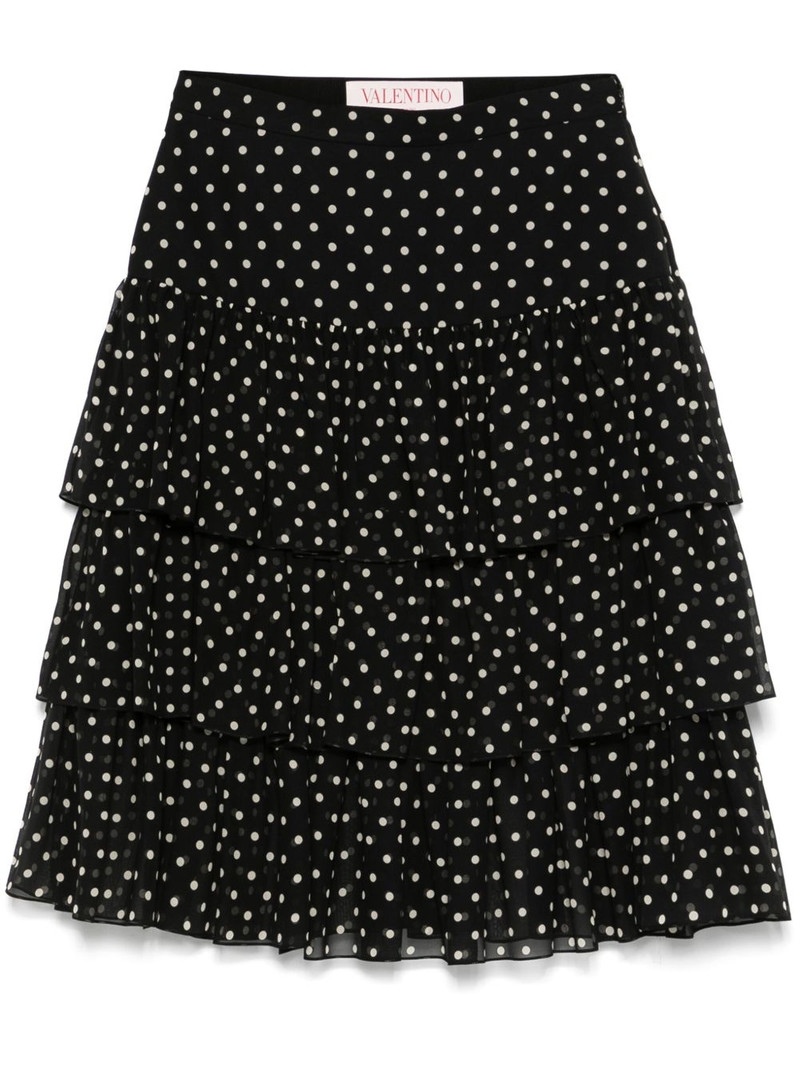 polka-dot mini skirt 1