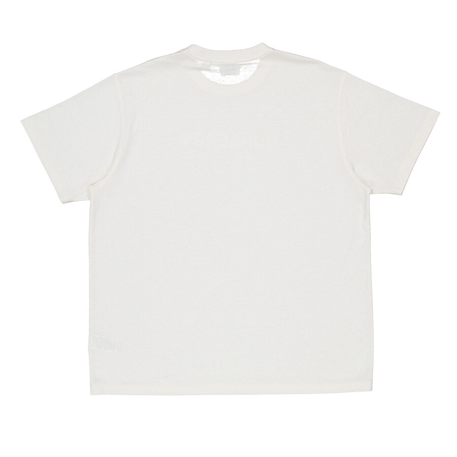 Burberry Logo Print Jersey T-Shirt In Oatmeal Melange - 6