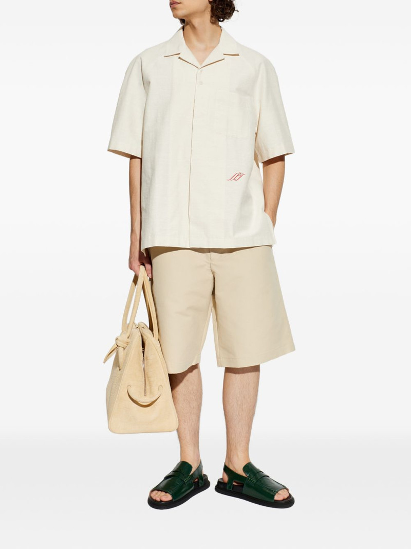 JACQUEMUS Romarin pocket embroidered shirt outlook
