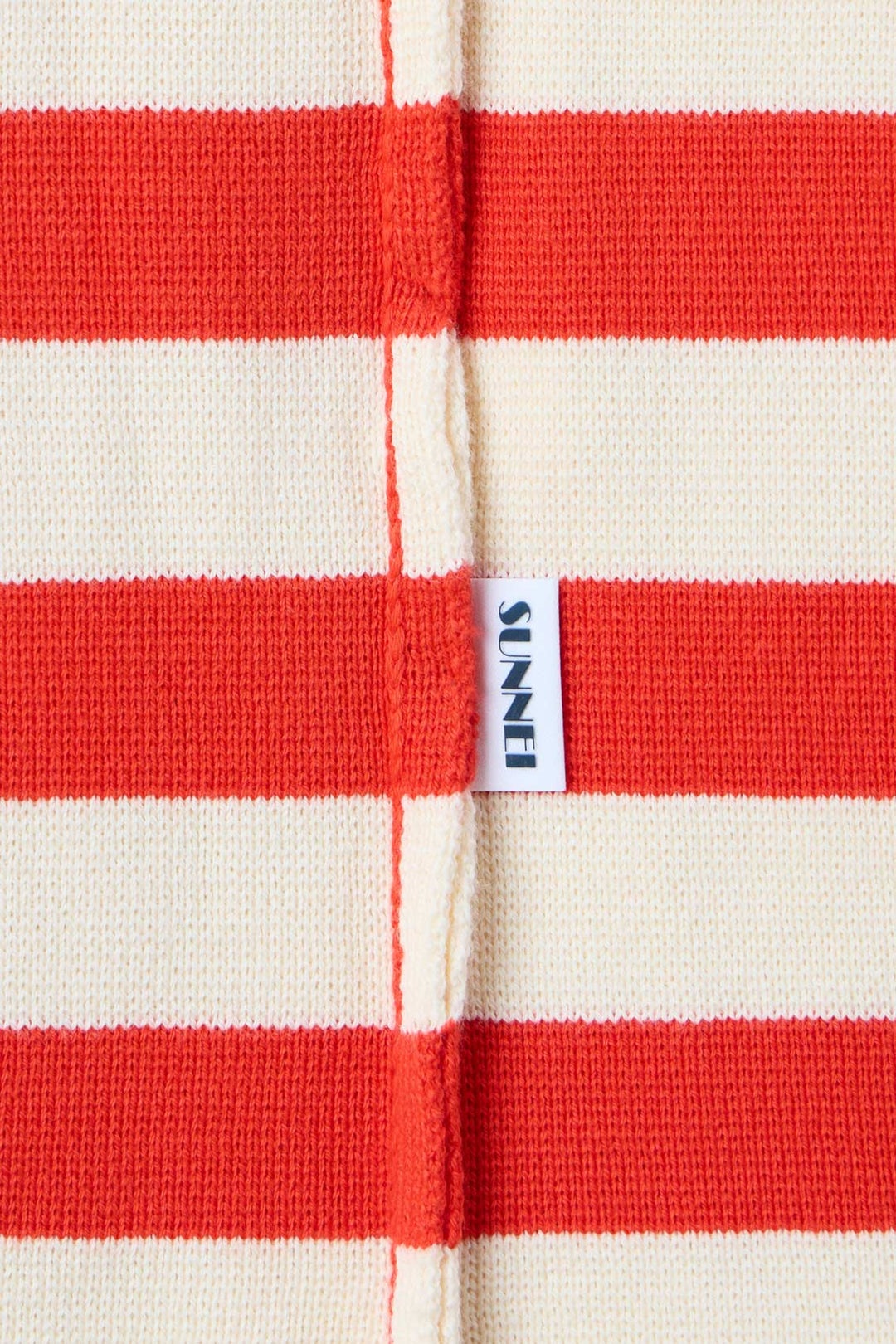 KNITTED LONGSLEEVE TSHIRT / orange & red - 4