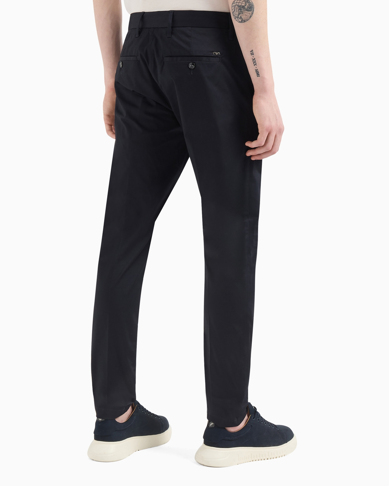 Stretch-cotton chinos - 3