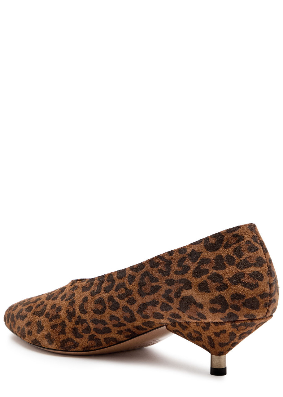 Isabel Marant étoile Ebisa 45 Leopard-print Brushed Suede Pumps - 2