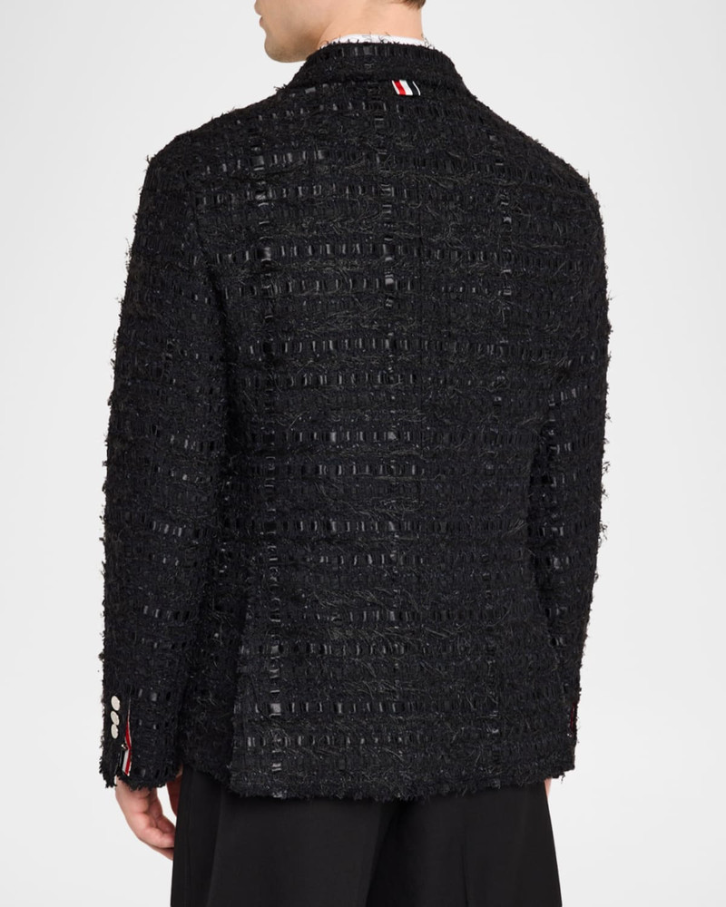 Men's Unconstructed Frayed Tweed Sport Coat 3