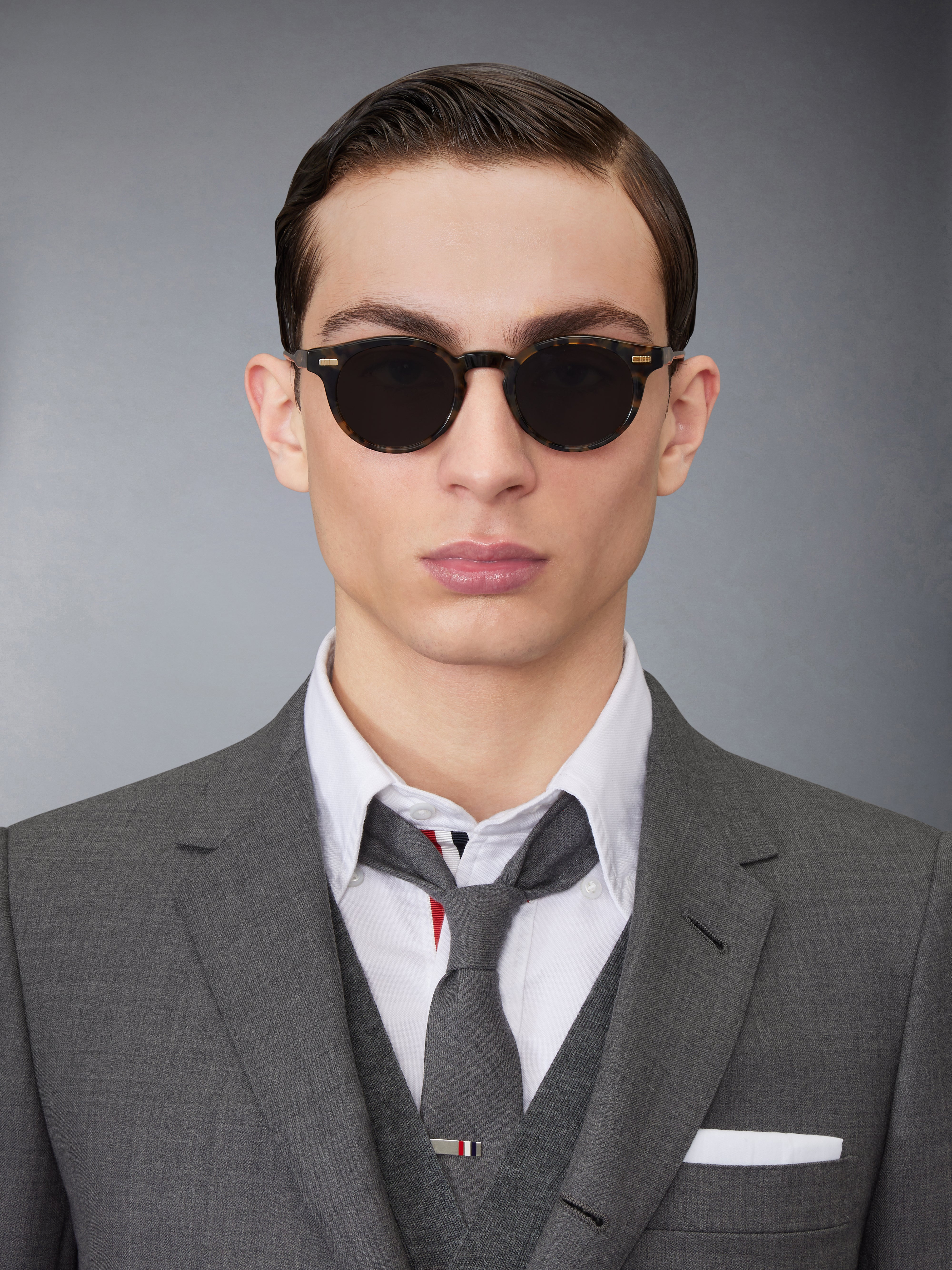 Tortoise Acetate Round Sunglasses - 3