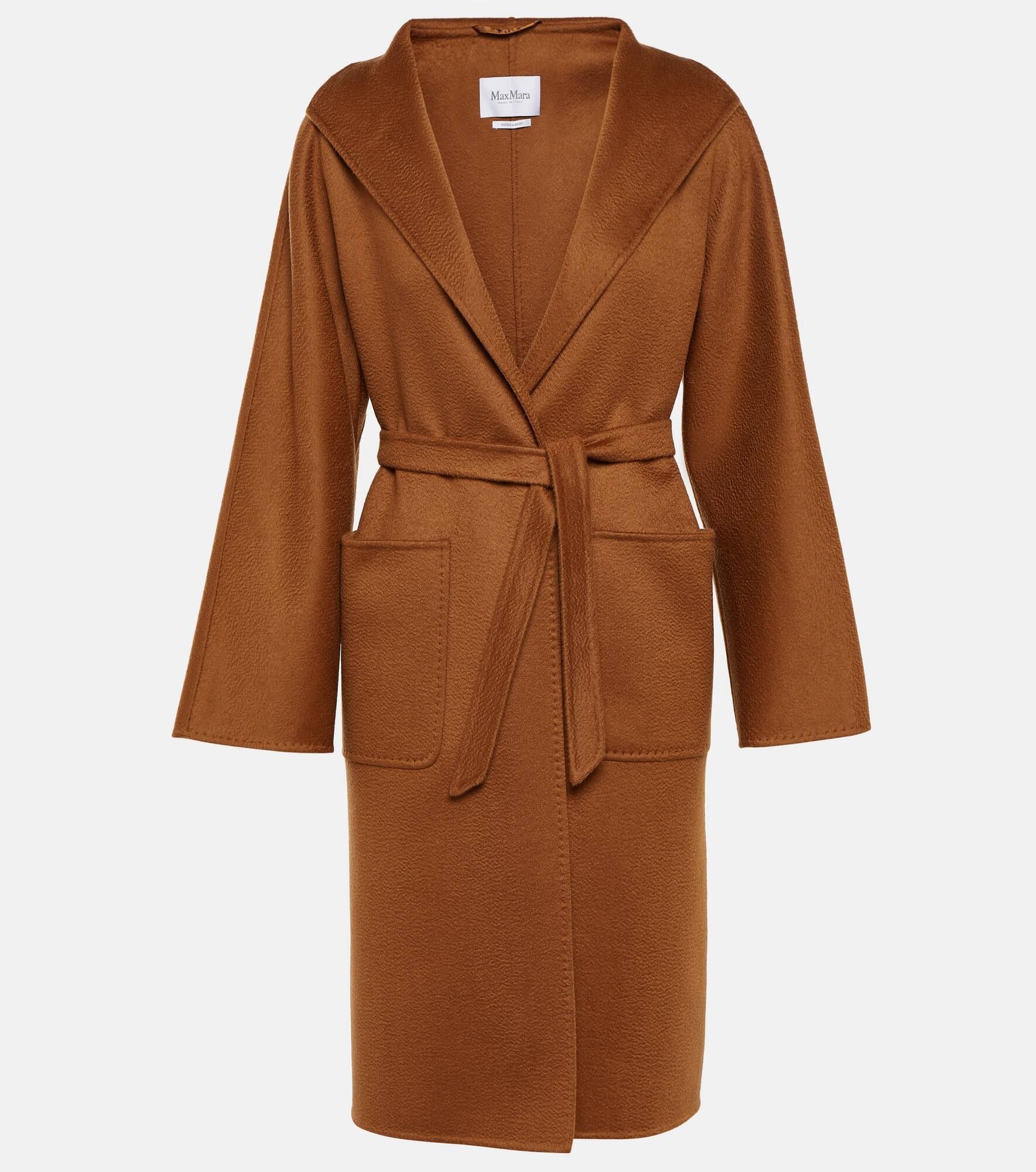 Max mara lilia cashmere wrap coat best sale