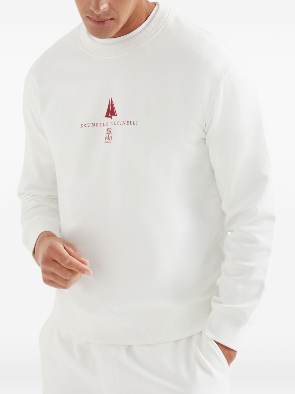 logo-print sweatshirt - 3