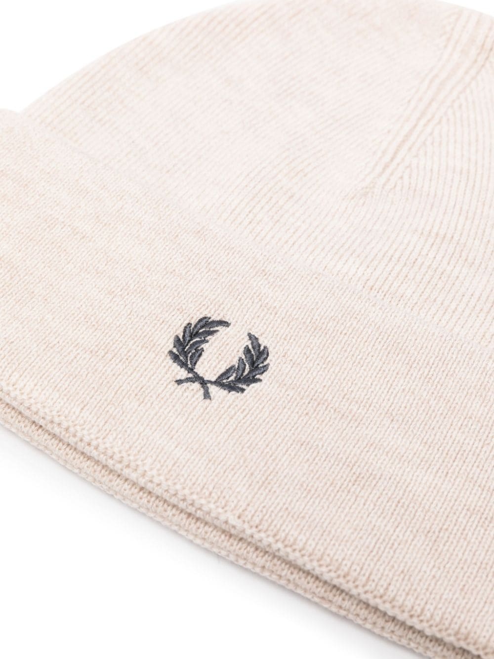 embroidered-logo beanie hat - 2