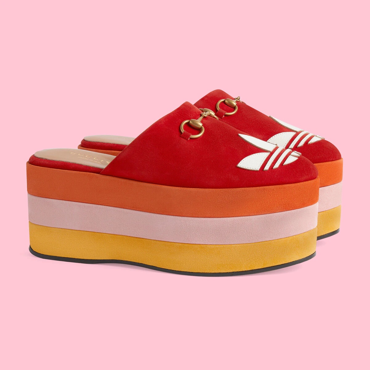 adidas x Gucci women's GG platform sandal - 2
