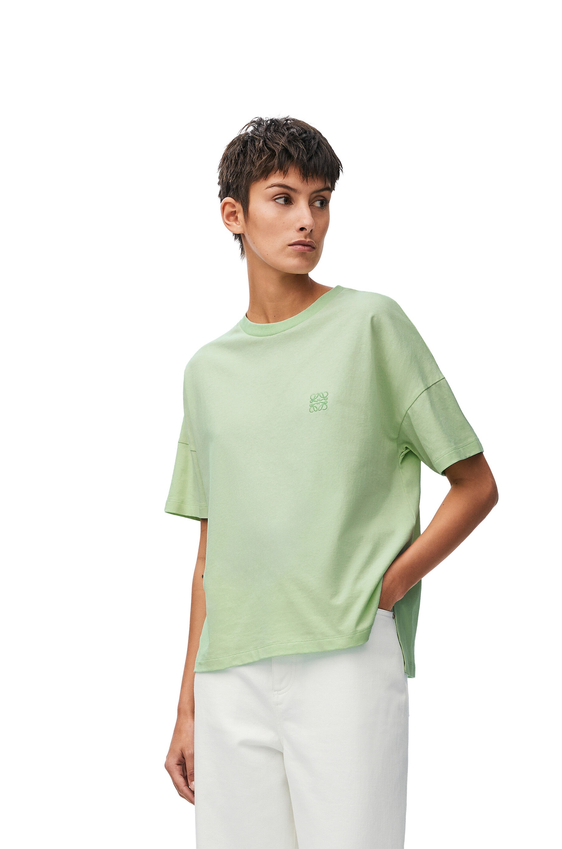 Boxy fit T-shirt in cotton - 3