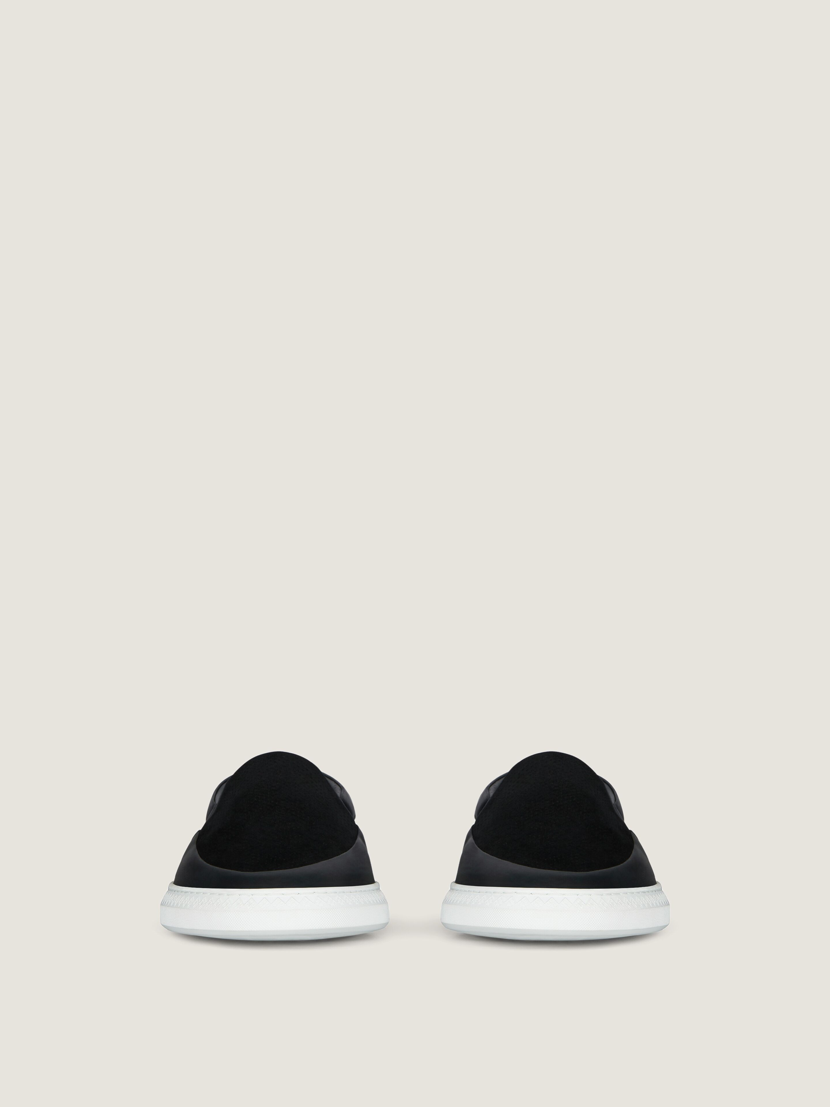G SET SNEAKERS IN LEATHER AND PERFORATED SUEDE - 3