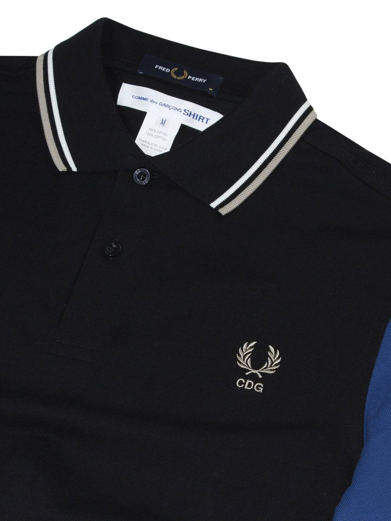 x Fred Perry colour-block short-sleeve polo shirt 3