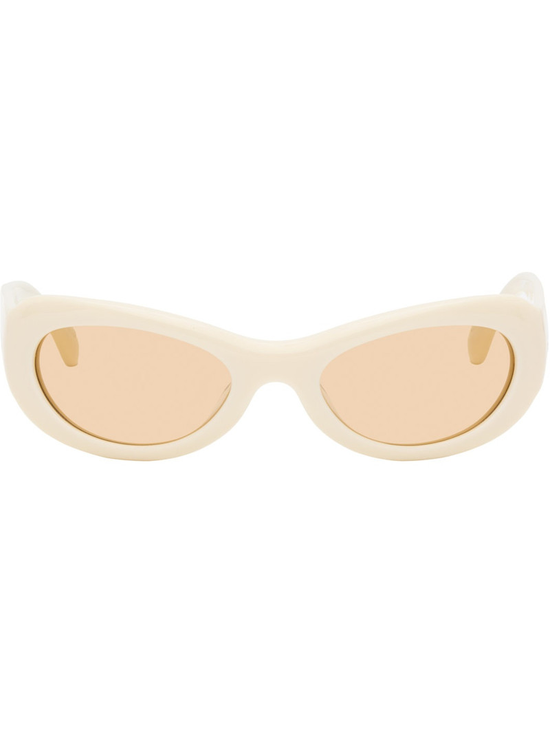 SSENSE Exclusive Beige Khilna Sunglasses 1