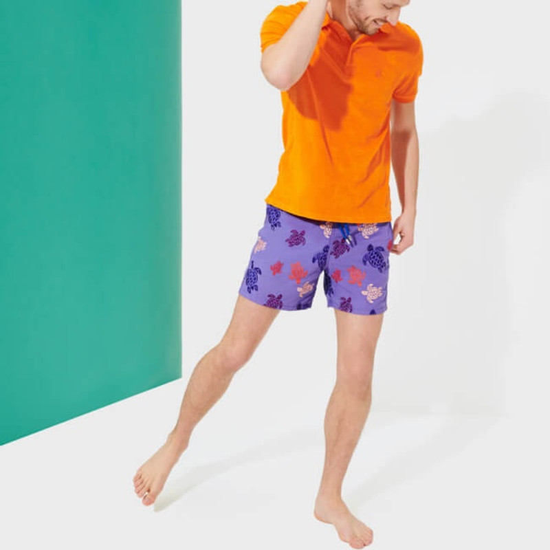 Men Terry Polo Shirt Solid 8