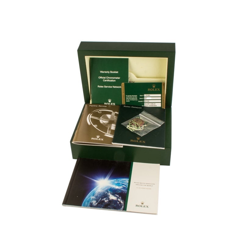 Rolex Datejust 31 ref 178384 Jubilee Diamond Dial - 4