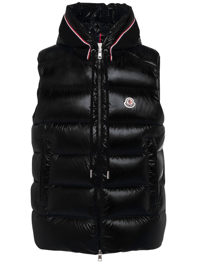 Luiro shiny nylon down vest - 1