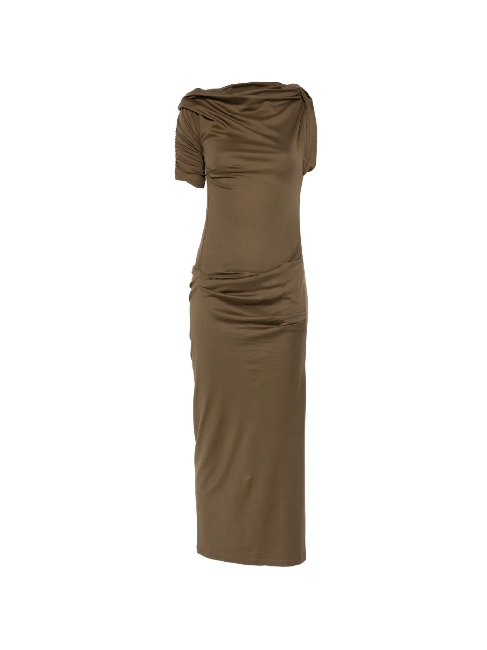 draped maxi dress - 1