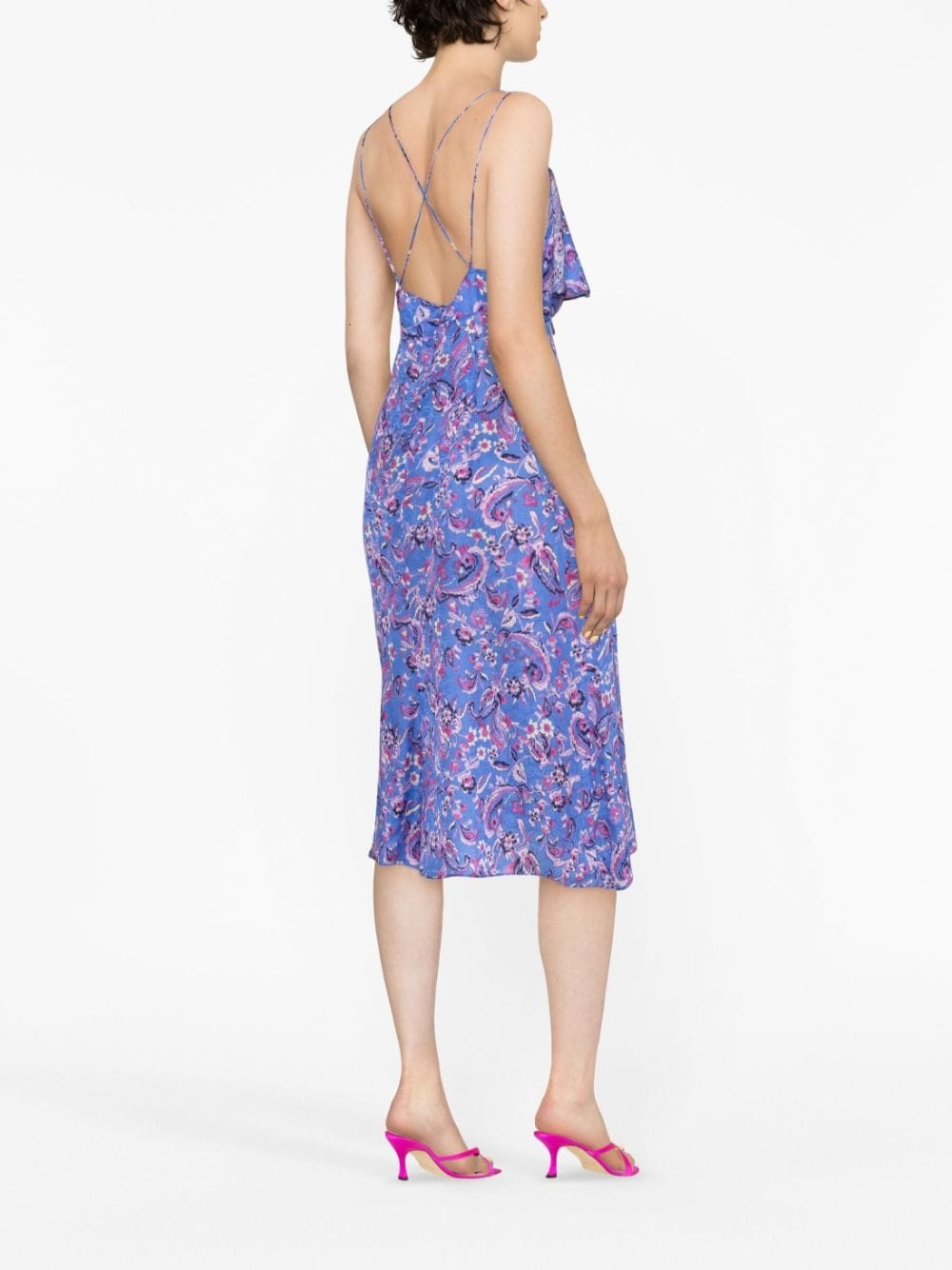 Presly floral-print midi dress - 3