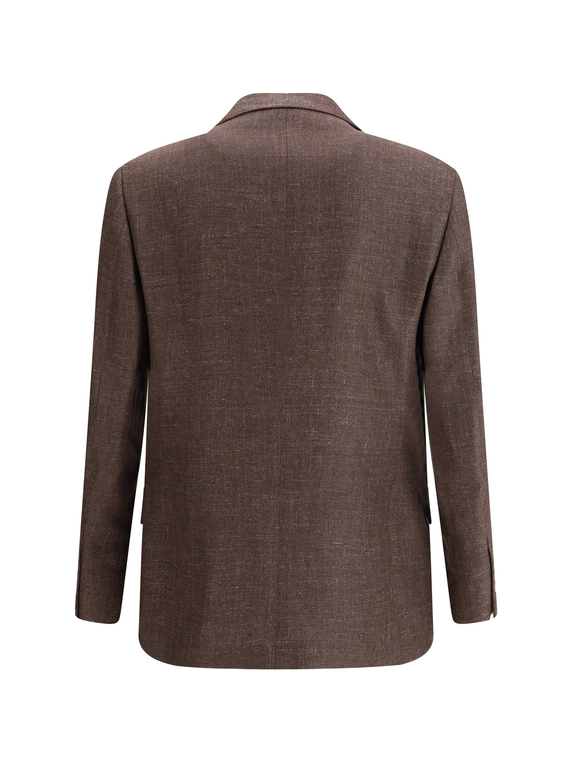 Brunello Cucinelli Men Linen Blazer Jacket - 2