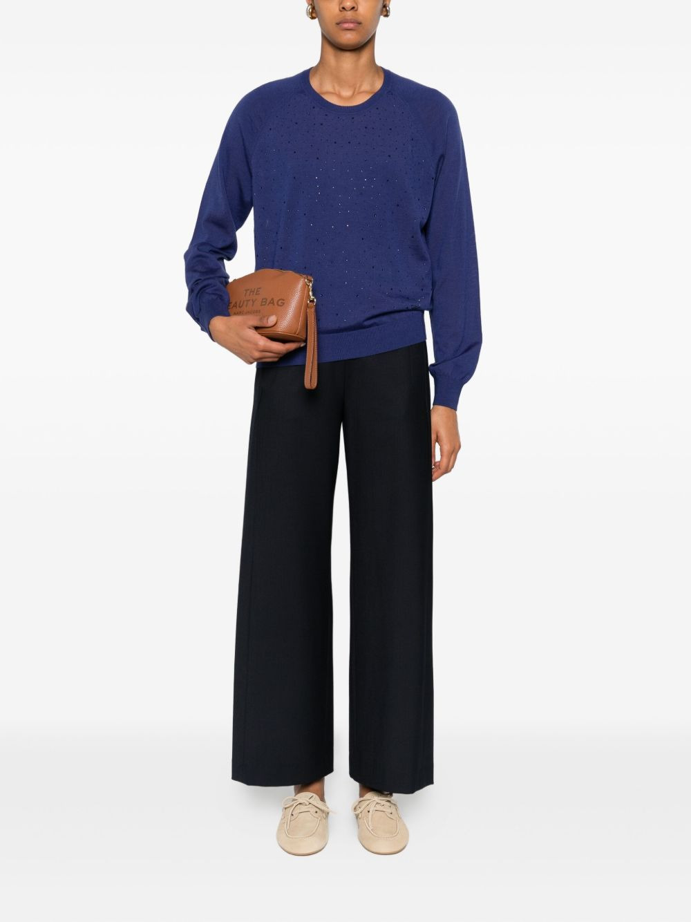 embellished wool sweater - 2