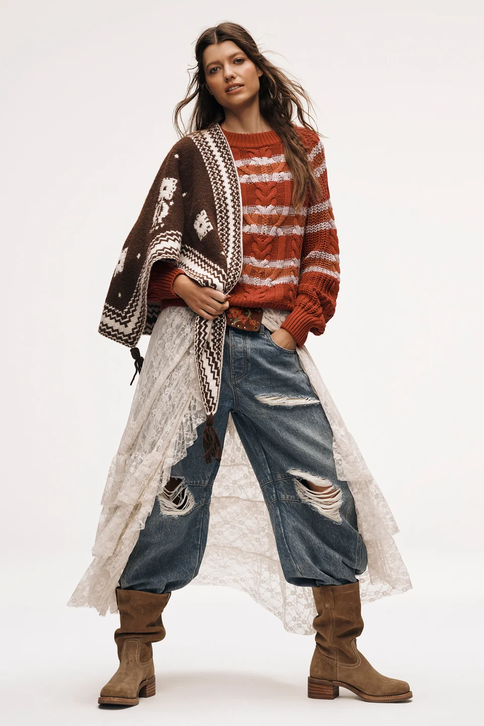Over The Coat Shawl - 1