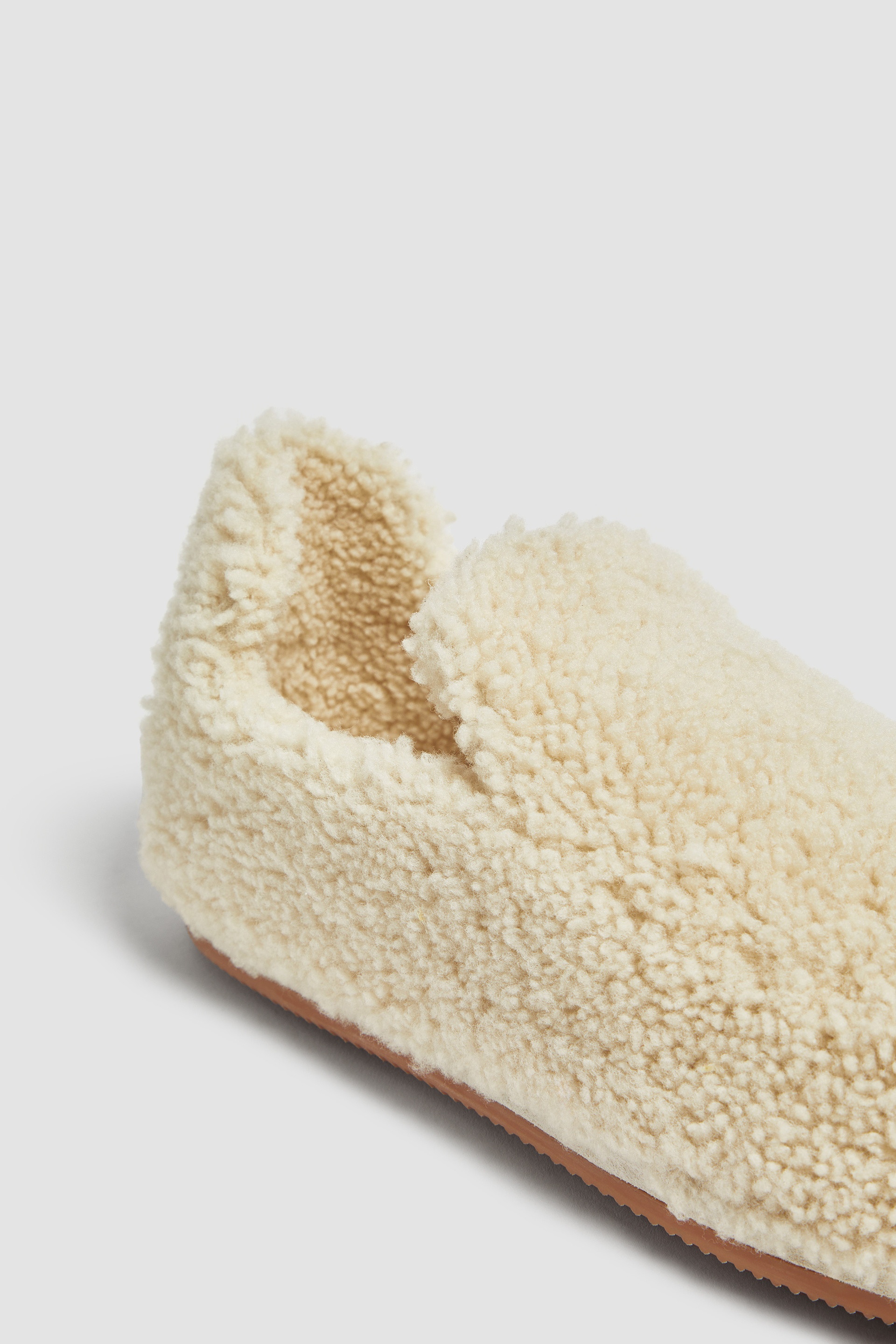 Snug Shearling Flats - 3
