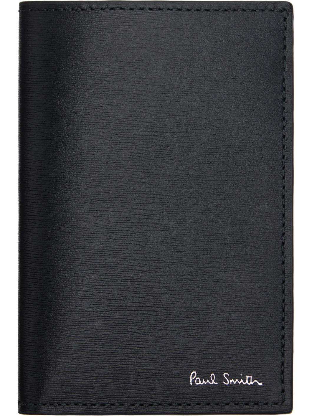Black Leather Credit Card Wallet - 1
