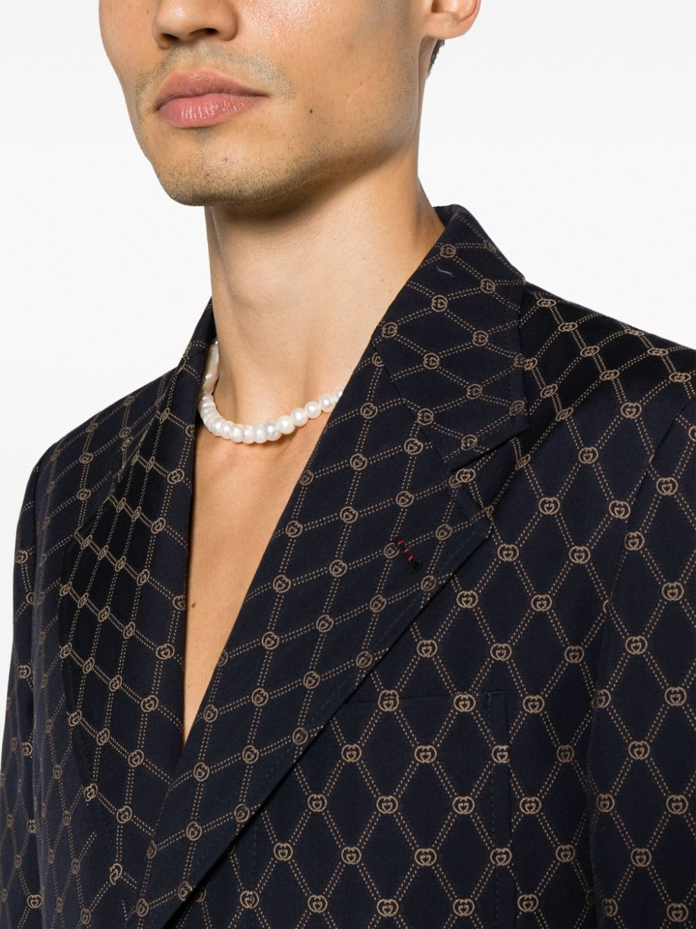 Gucci Men Mini Interlock Jacket - 5