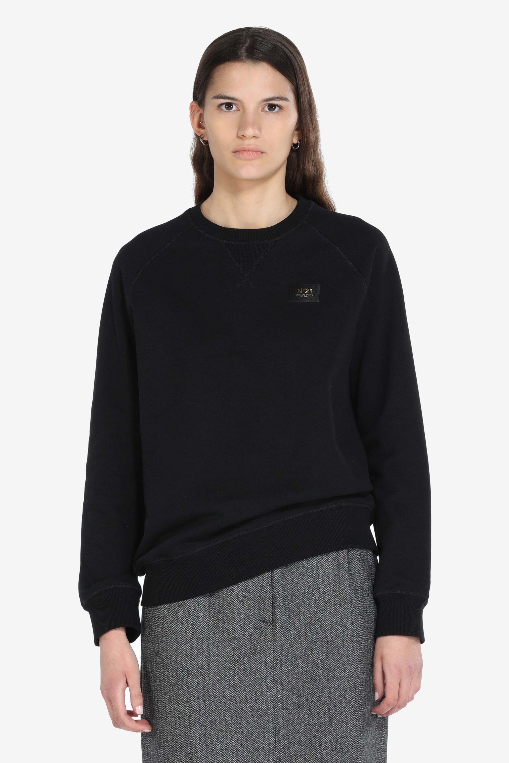 LOGO PATCH SWEATSHIRT - 1