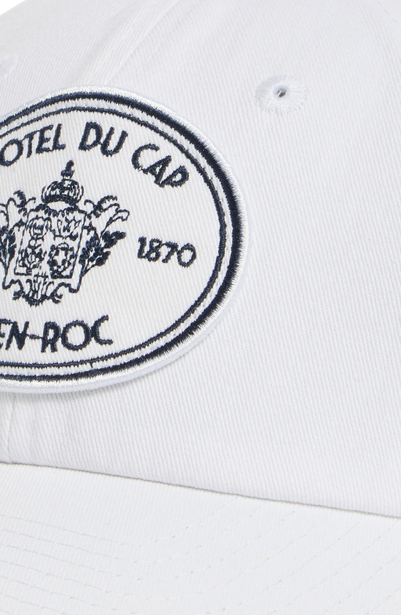 Sporty & Rich Eden Crest Baseball Cap in White at Nordstrom - 3