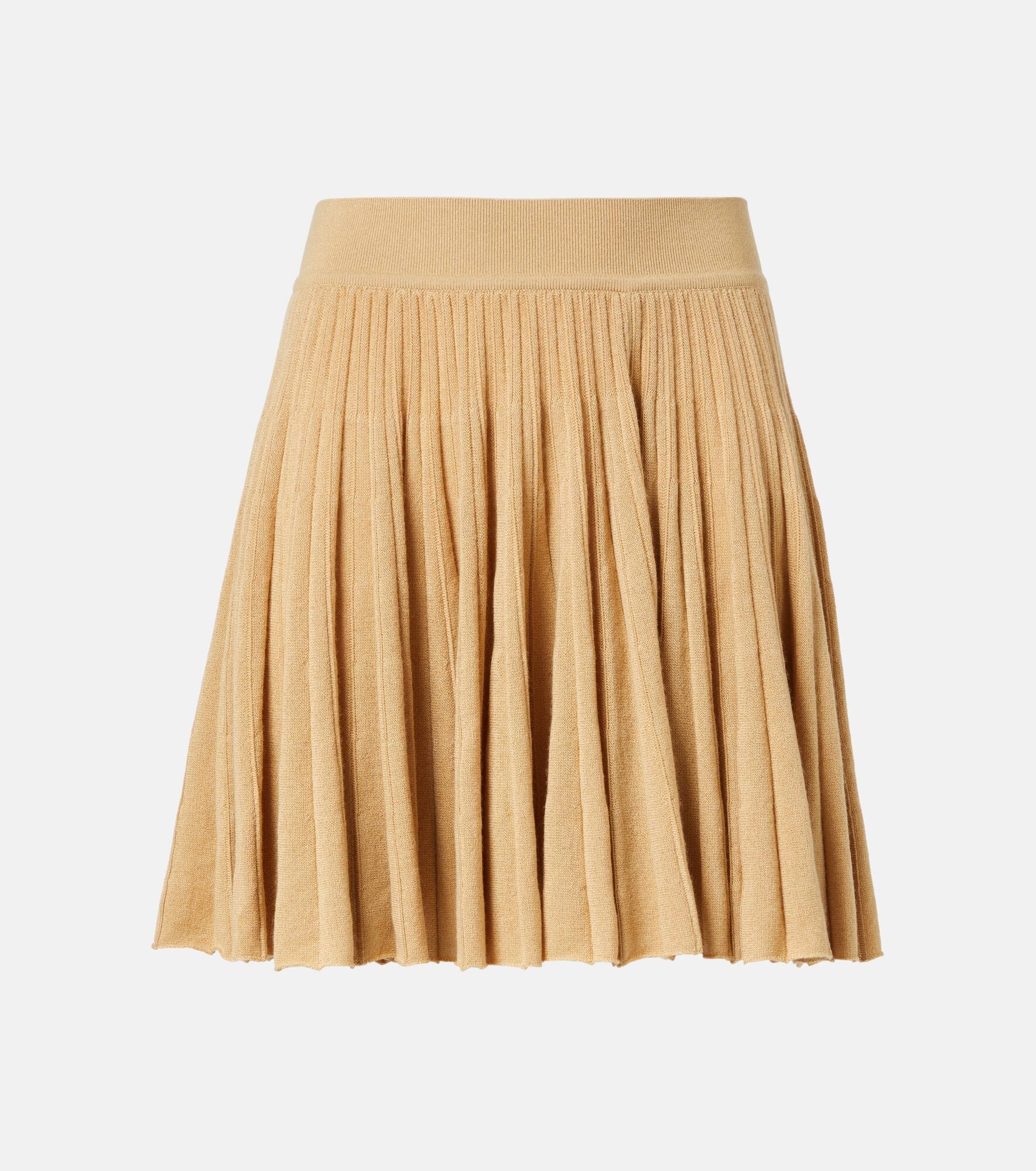 Luciole pleated cashmere-blend shorts - 1