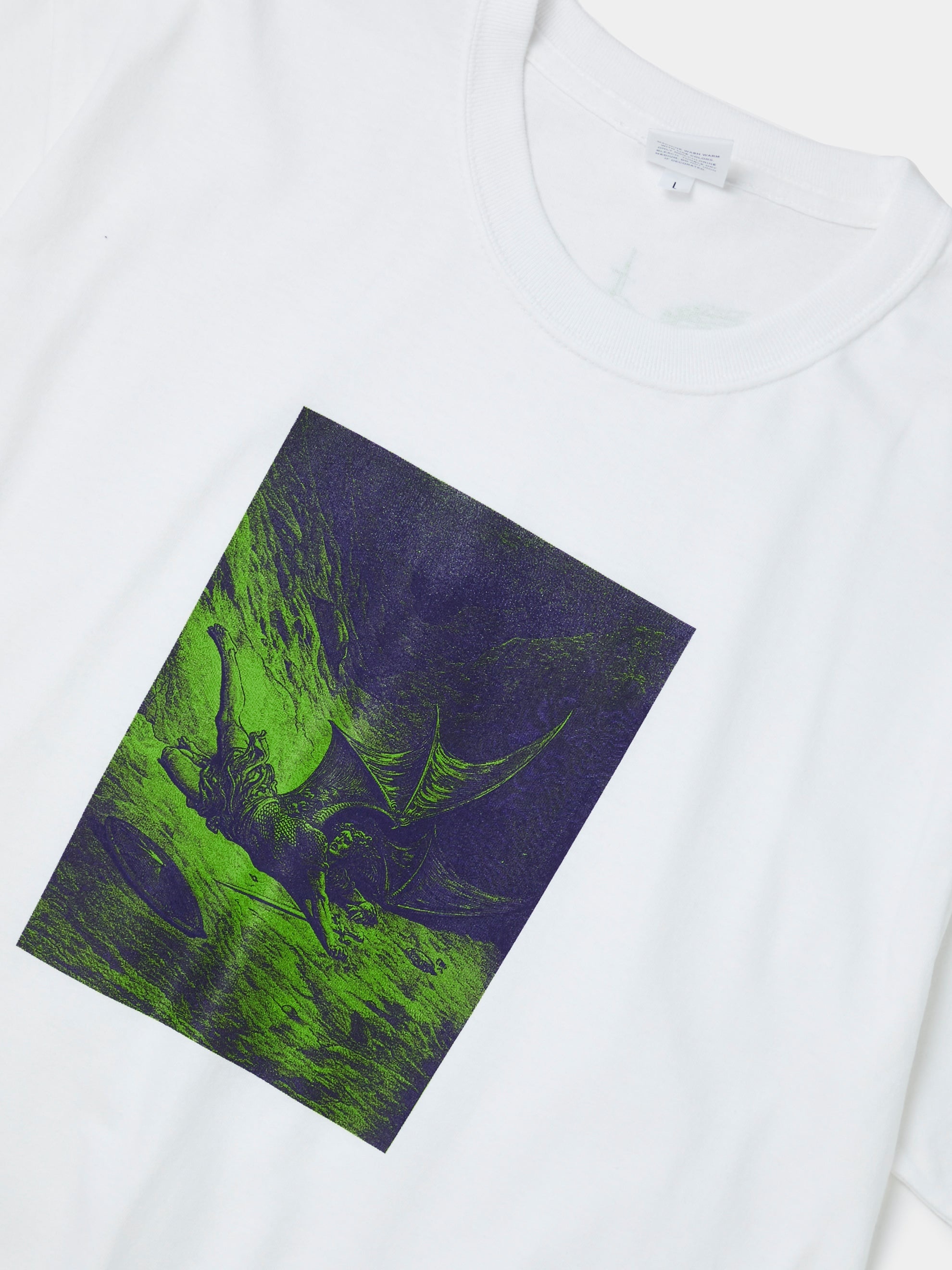 Noah GET BACK UP TEE (WHITE) | REVERSIBLE