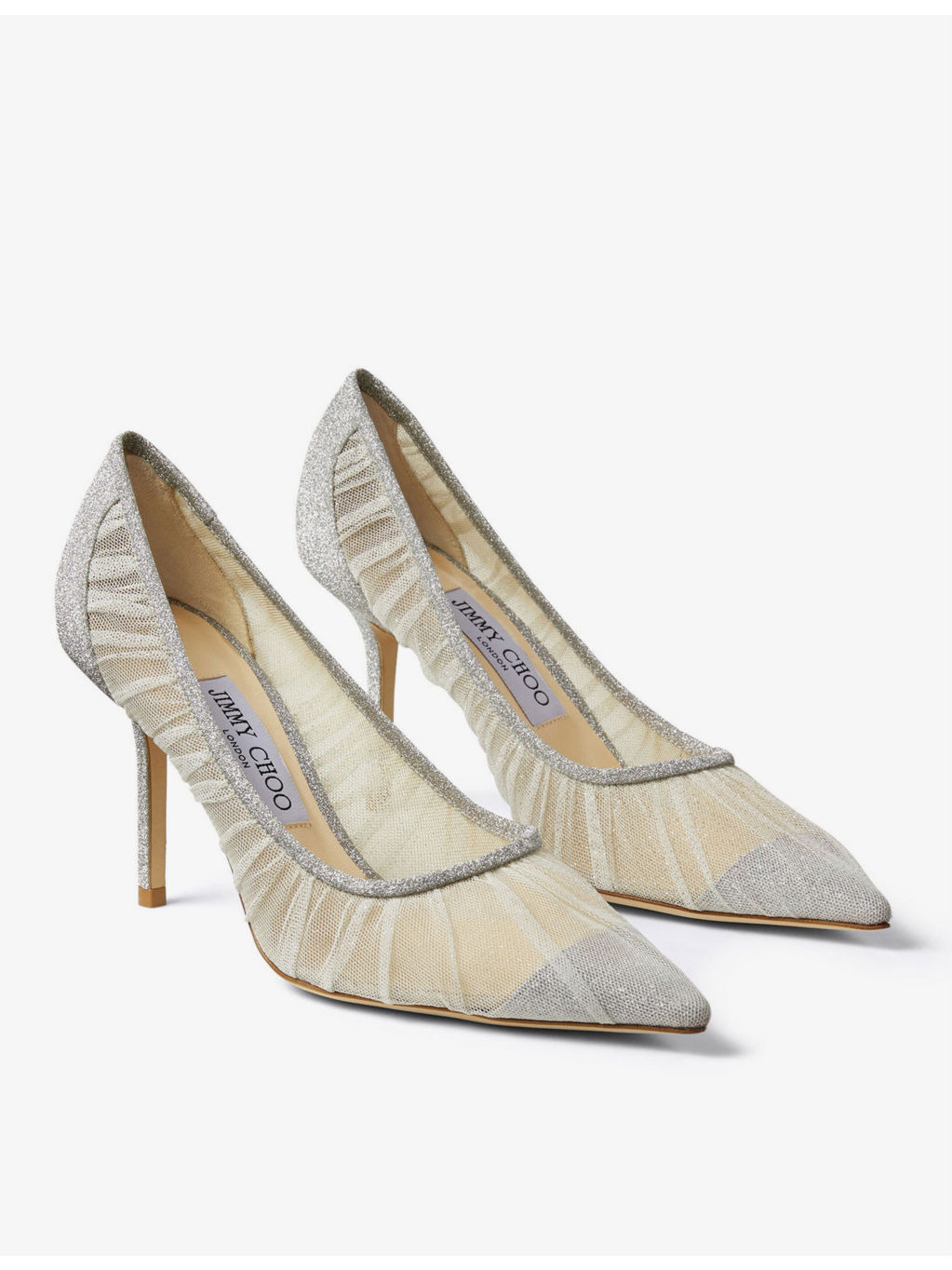 Love 85 glitter tulle pumps - 4