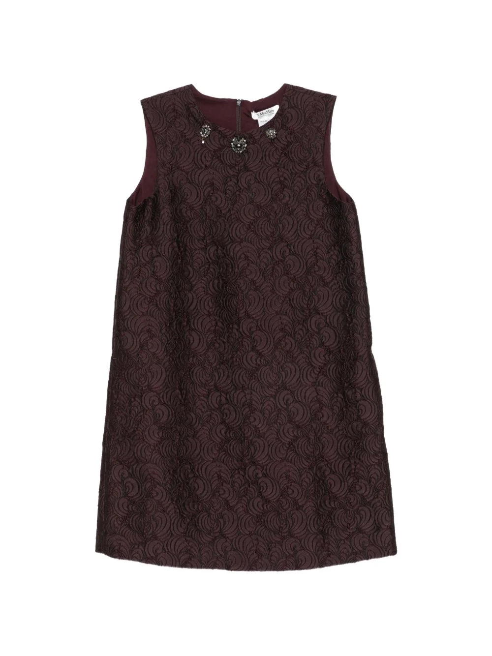 Vicolo crystal-embellished jacquard mini dress - 1